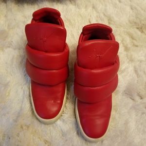 Red giuseppe zanotti sneakers